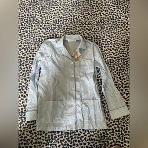 Final price. NWT Roller Rabbit ‘Amanda’ Loungewear set.  blue/white pinstripe